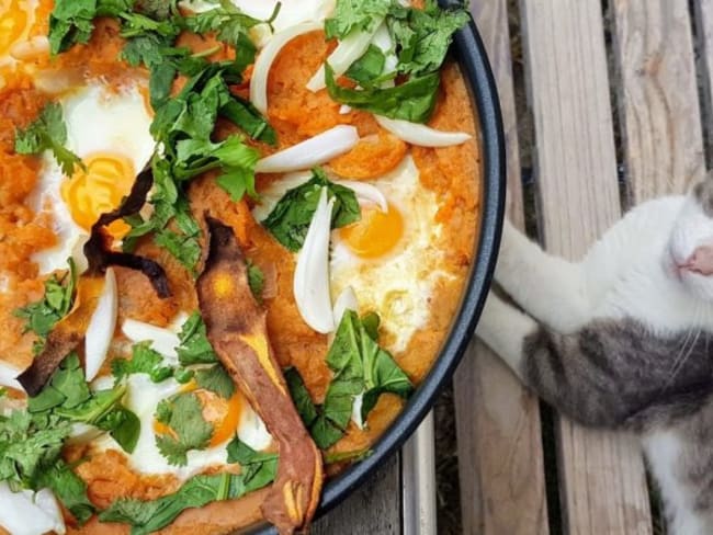 Shakshuka à la patate douce de Yotam Ottolenghi