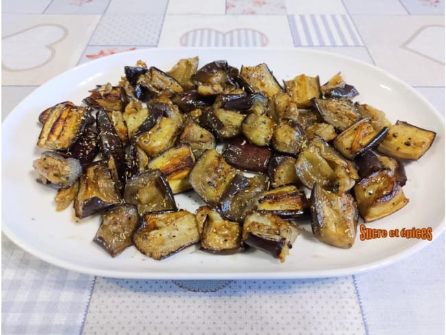 Aubergines grillées au four