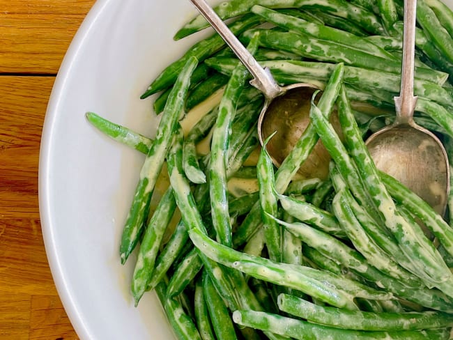 Haricots verts à l'ail et citron