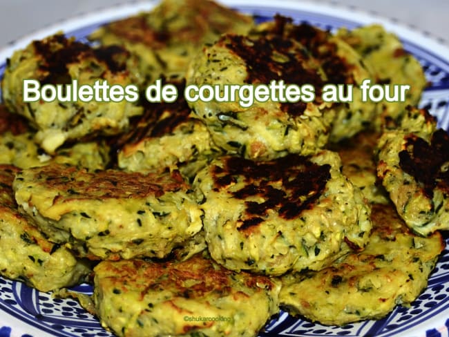 Boulettes de courgettes au four