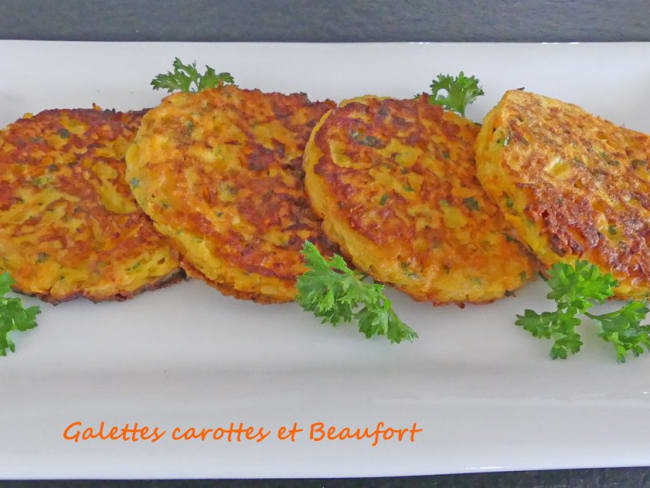 Galettes carottes et Beaufort