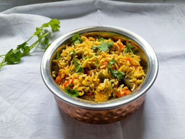 Mon Biryani aux légumes