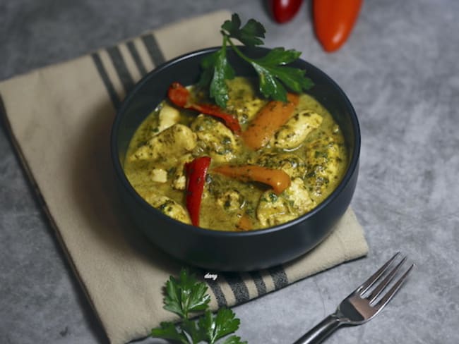 Sauté de poulet au curry