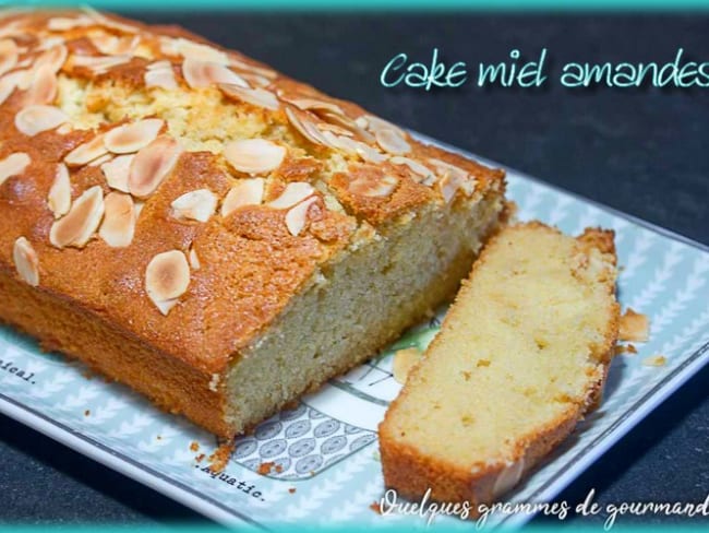 Cake miel amandes