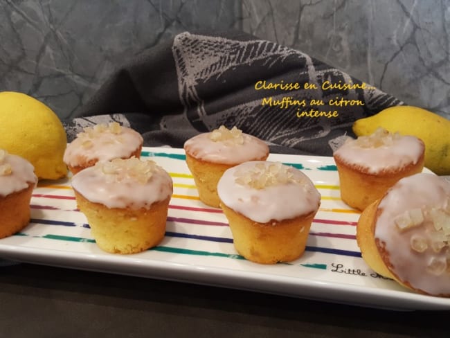 Petits muffins au citron intense