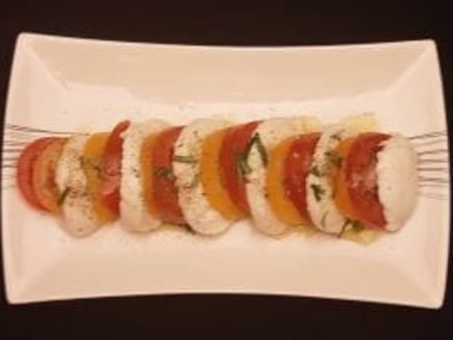 Salade tomates mozzarella