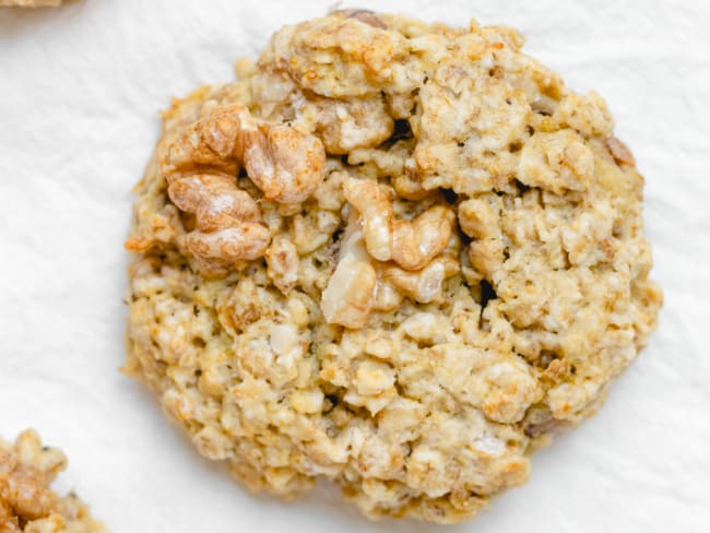 Biscuits à l'avoine, poires et noix vegan