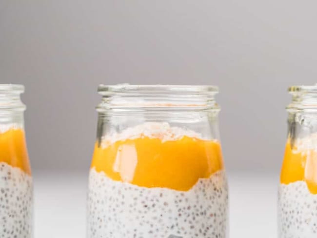 Recette facile de chia pudding exotique