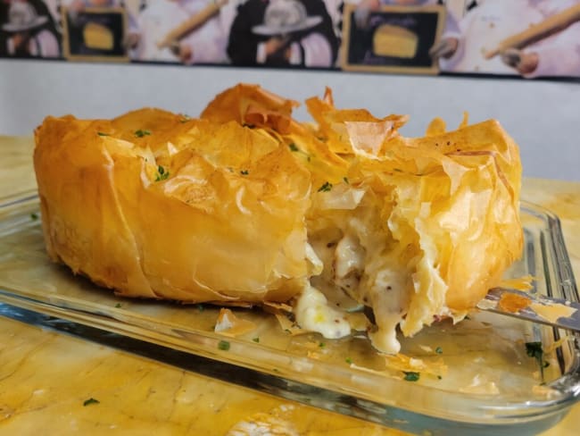 Tourte filo de chou-fleur au curry