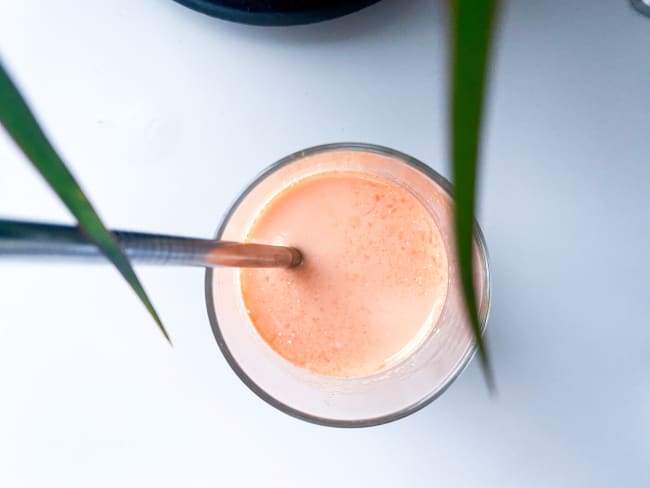 Latte aux carottes pour le petit déj'