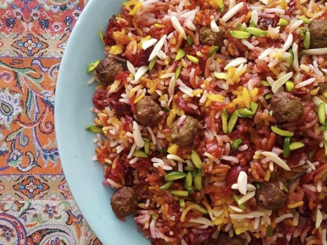 Albaloo Polo : Riz aux Cerises