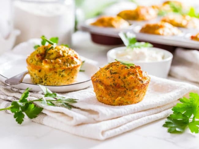 Muffins aux courgettes