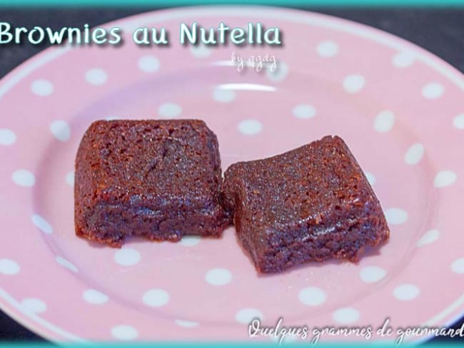 Brownies à la pâte à tartiner Nutella
