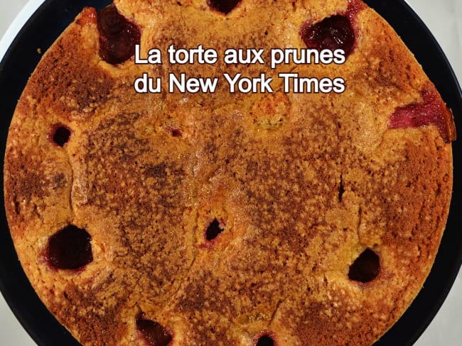 La torte aux prunes du New York Times (Original Plum Torte)