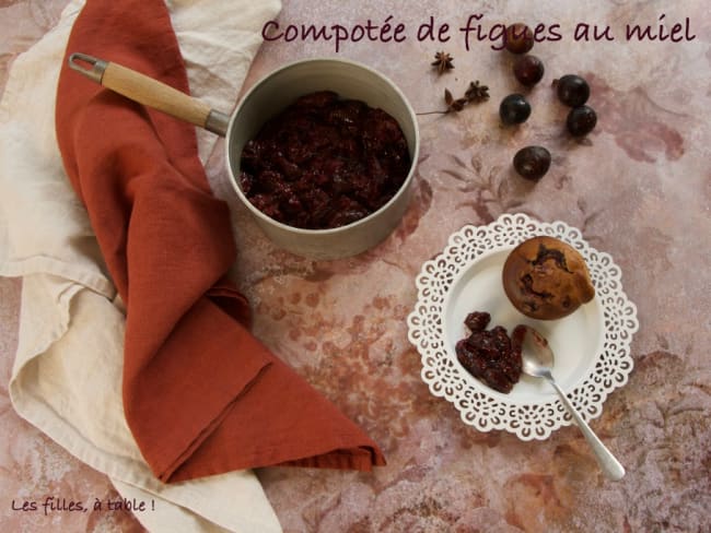 Compotée de figues au miel