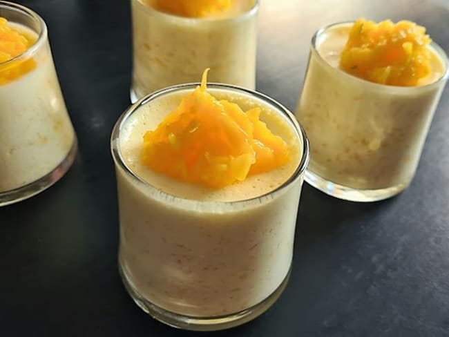 Verrines à la mangue fraîche - ig bas/ low carb (avec I-Companion Touch xl et sans)