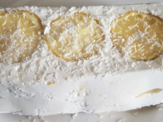 Cheesecake glacé au citron (low carb, keto, ig bas)