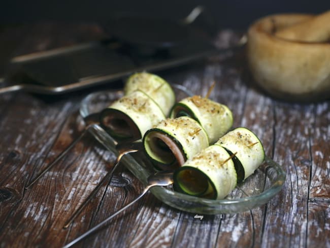 Involtini de courgette pour l'apéro