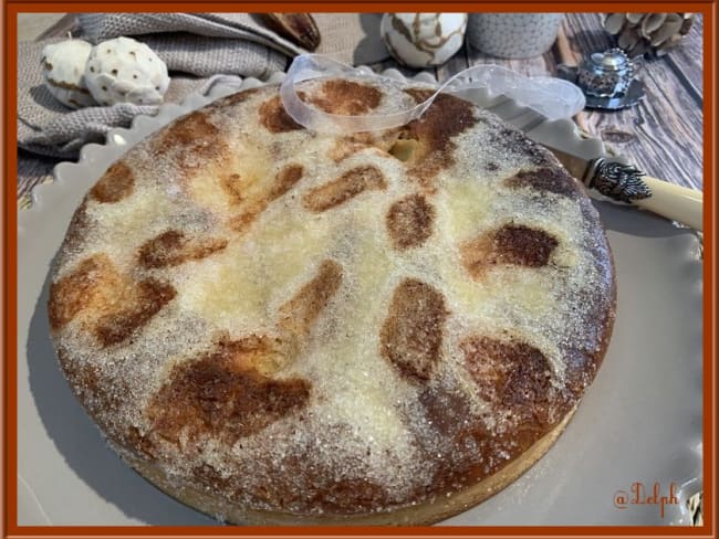 Tarte briochée au sucre (avec ou sans Thermomix)