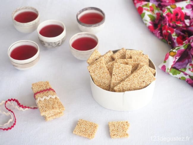 Pasteli grec miel et sésame