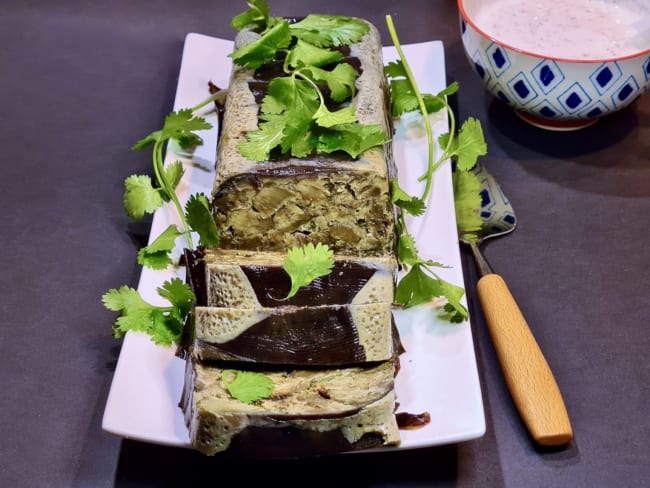 Terrine d’aubergines à la coriandre