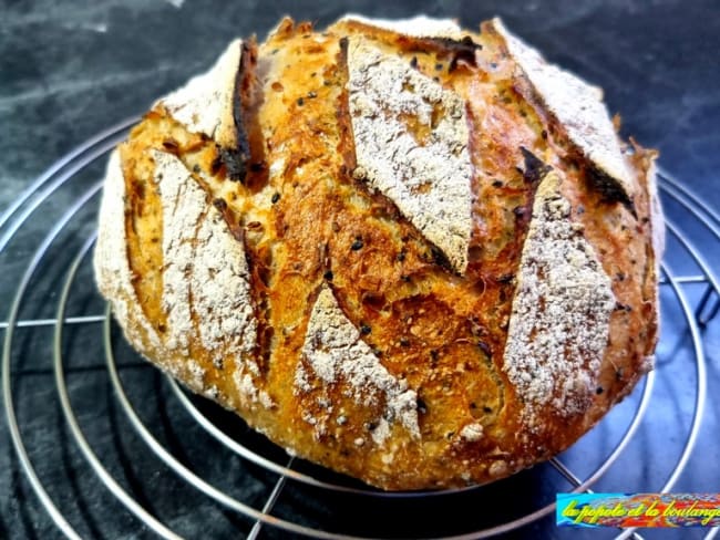 Pain au levain aux graines