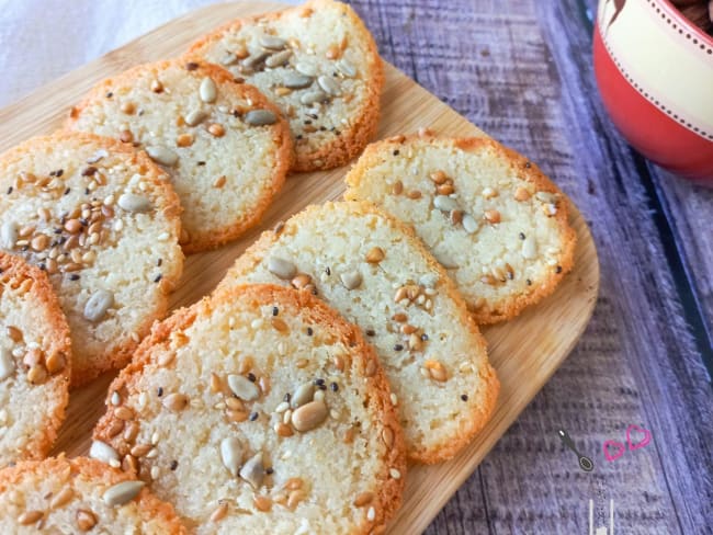 Tuiles apéritives salées au parmesan (sans beurre)