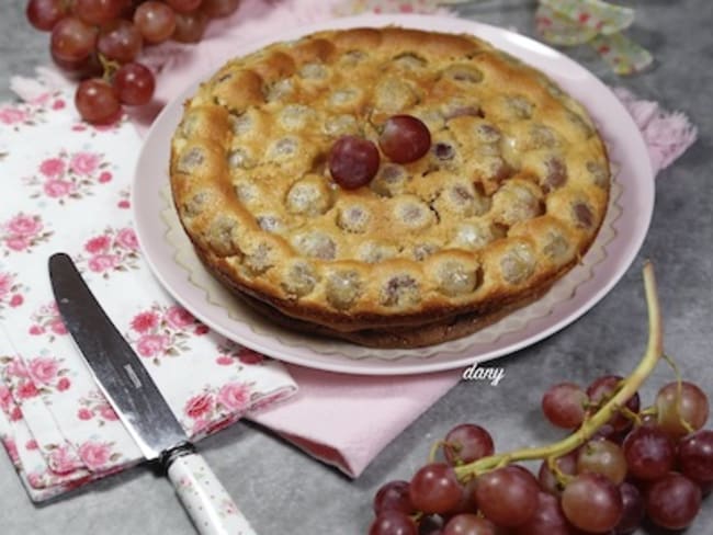 Le cacou au raisin : comme un clafoutis, en Franche Comté