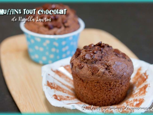 Muffins tout chocolat