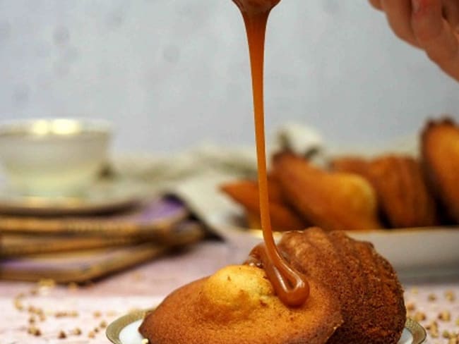 Madeleines au miel de sarrasin