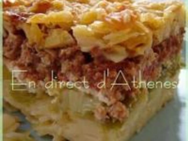 Moussakas aux Poireaux