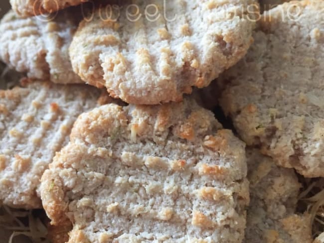 Les biscuits au coco et au manioc sans gluten