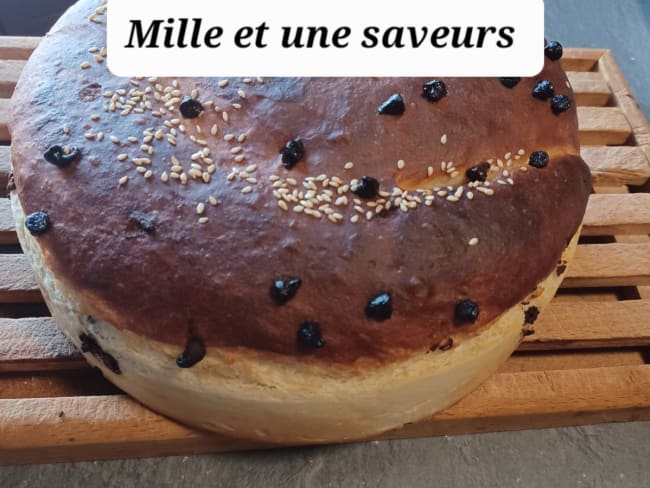 Brioche aérées aux pépites de chocolat avec blanc d'oeuf au thermomix