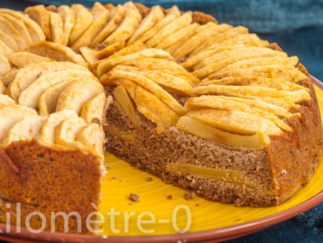 Gâteau super moelleux et très gourmand, aux pommes