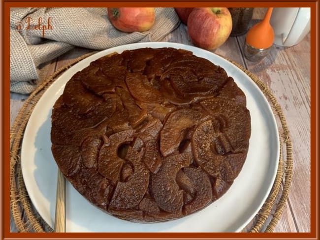 Gâteau aux pommes façon tarte Tatin