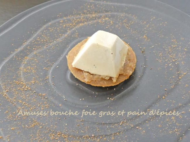 Amuses bouche au foie gras et pain d'épices : pour les fêtes de fin d'année