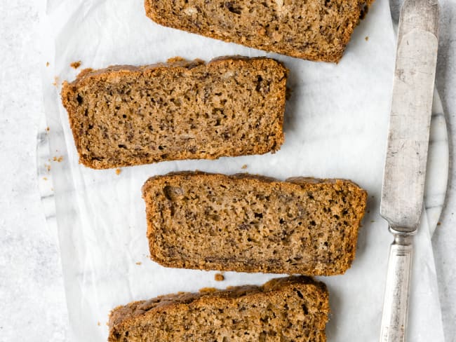 Pain aux bananes et aux drêches