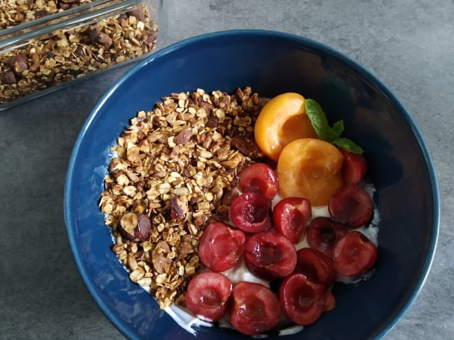 Granola à IG bas