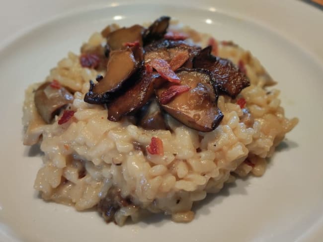 Risotto d'automne aux cèpes