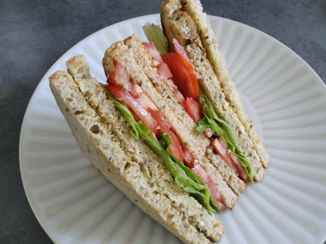 Club sandwich au maquereau