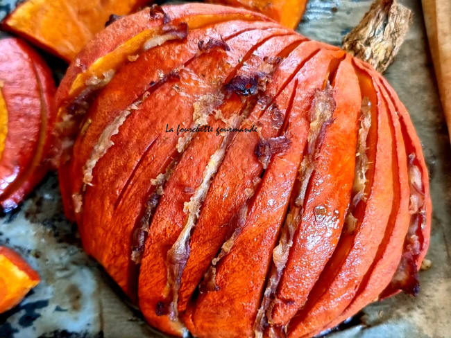 Potimarron en éventail au four : une recette d'automne originale