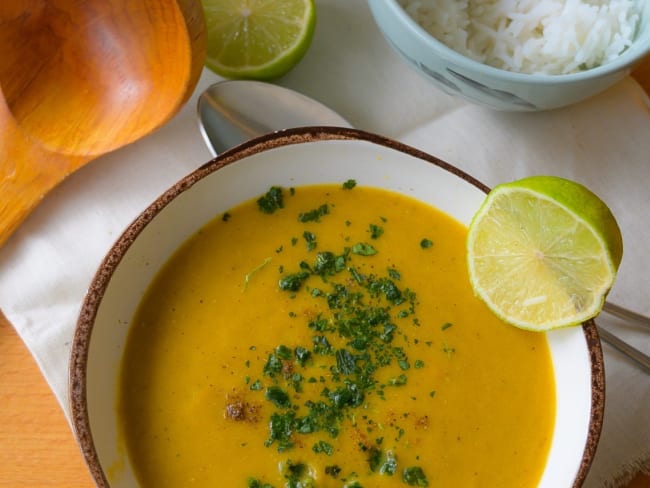 Soupe indienne mulligatawny