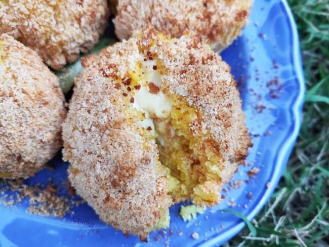 Boulettes au risotto et fromage