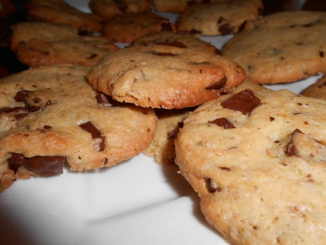 Cookies aux pépites de chocolat pour un goûter maison
