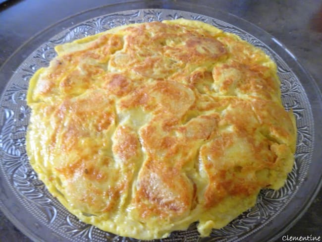 Omelette de pommes de terre toute simple