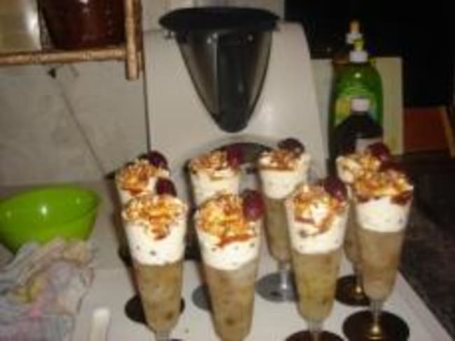 Mousse de Mascarpone aux Raisins Frais