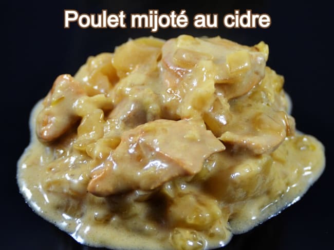 Blancs de poulet mijotés au cidre