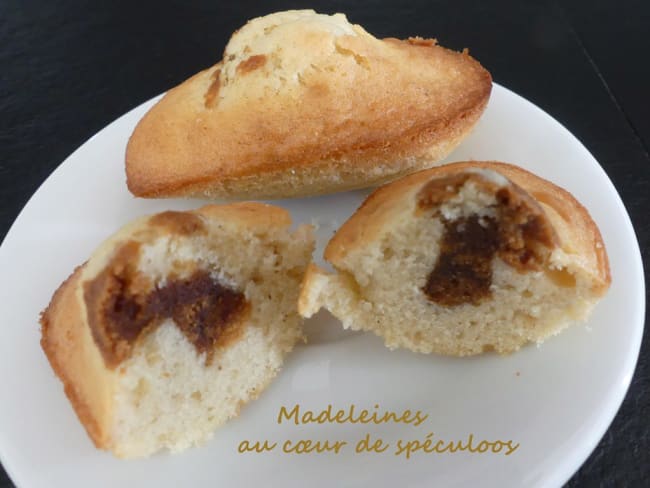 Madeleines au cœur de spéculoos