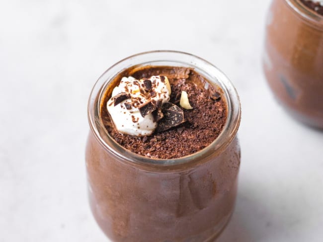 Mousse au chocolat à la courge vegan et sans gluten