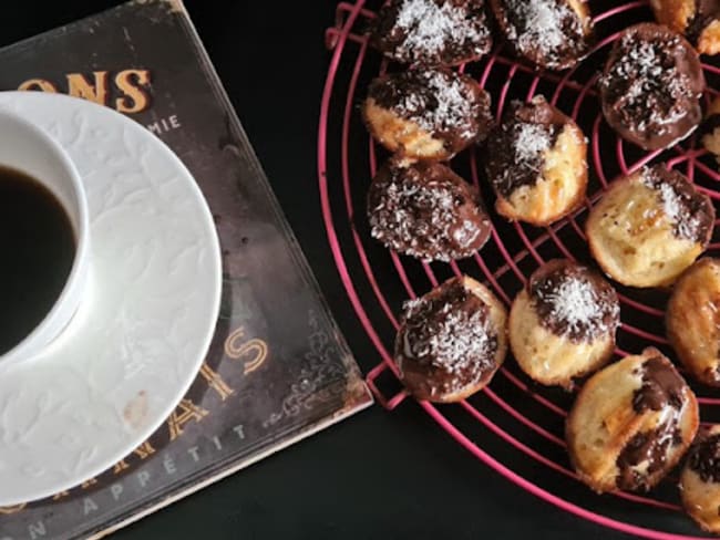 Mini madeleines au coco